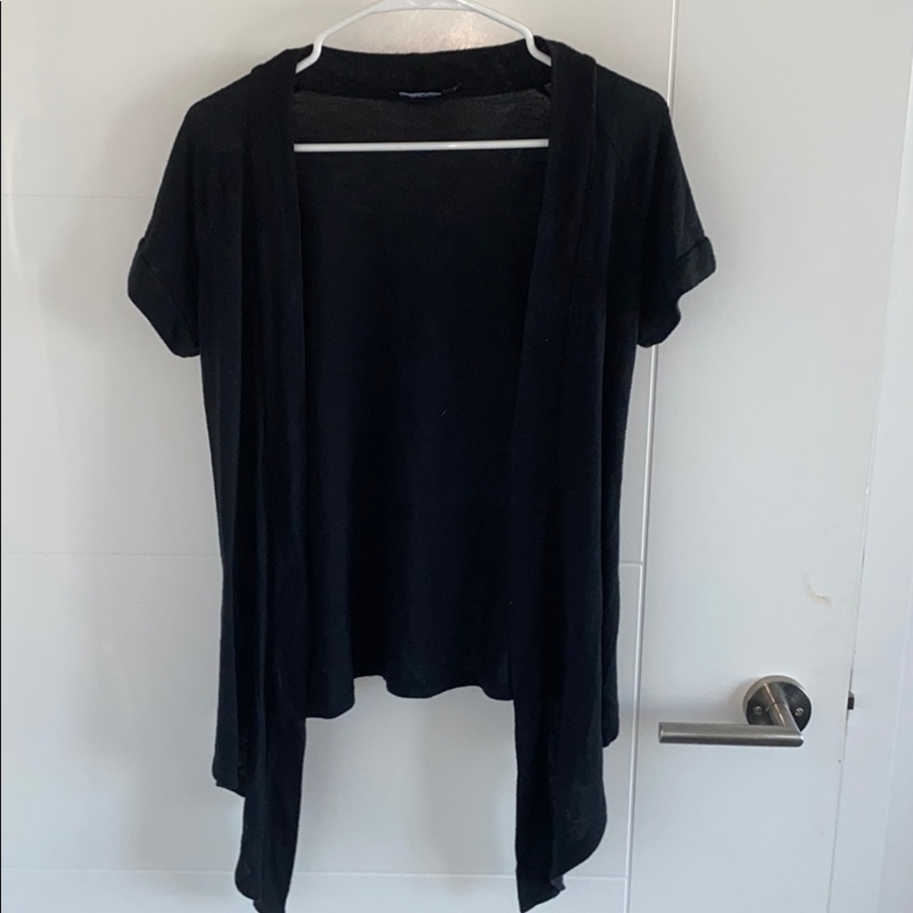 Black cardigan